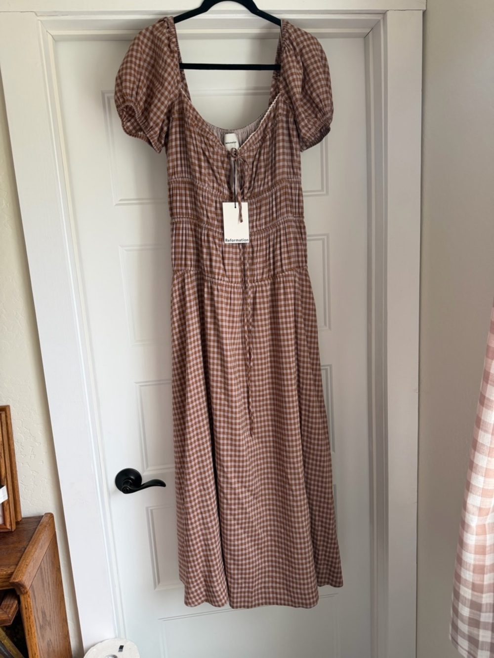 Reformation Rhett gingham Dress